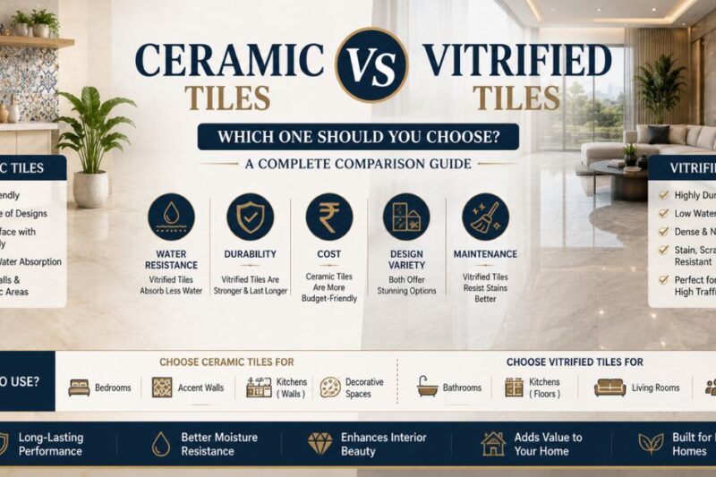 Ceramic vs Vitrified Tiles: A Complete Comparison Guide