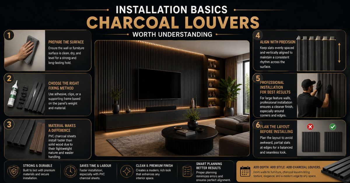 Charcoal Louvers