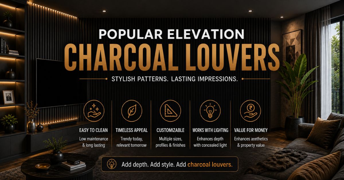 Charcoal Louvers