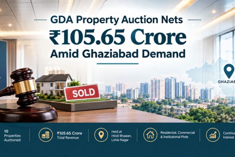 Ghaziabad Development Authority Rakes in ₹105.65 Crore From Latest Property Auction
