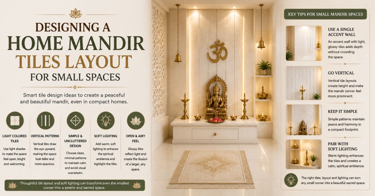 Mandir Tiles Design