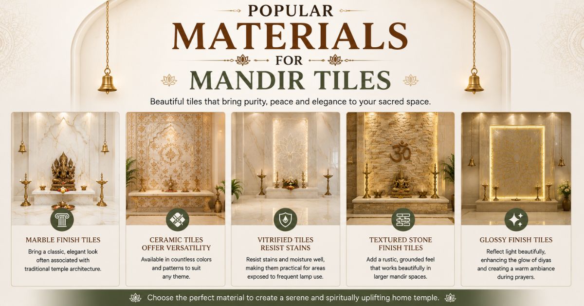 Mandir Tiles Design