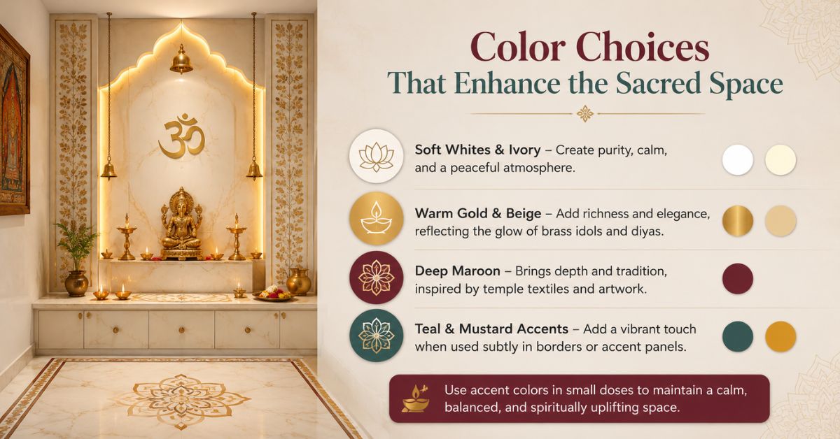 Mandir Tiles Design