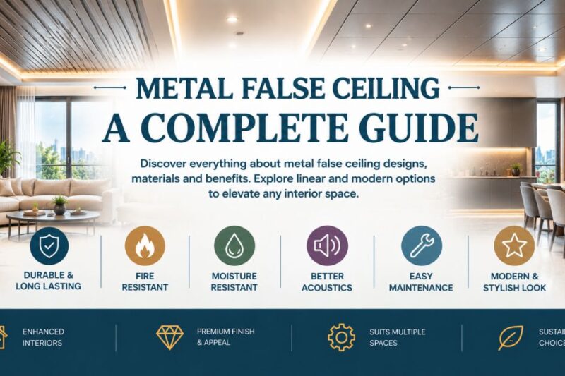 Metal False Ceiling: A Complete Guide to Designs and Uses
