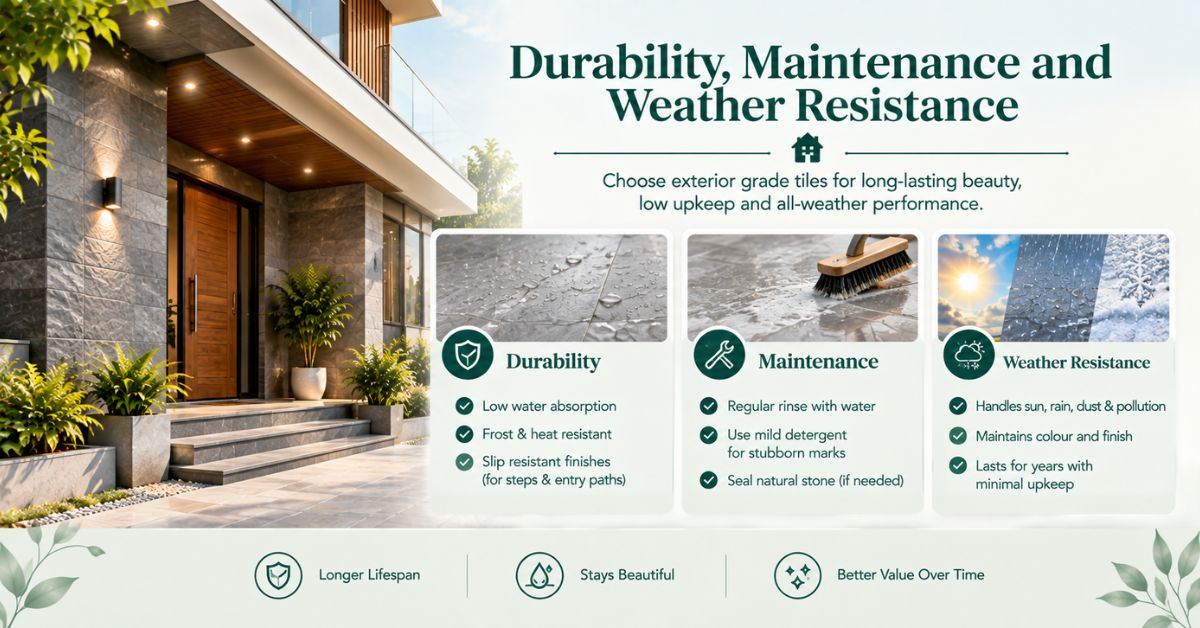 Modern Front Wall Tiles Design