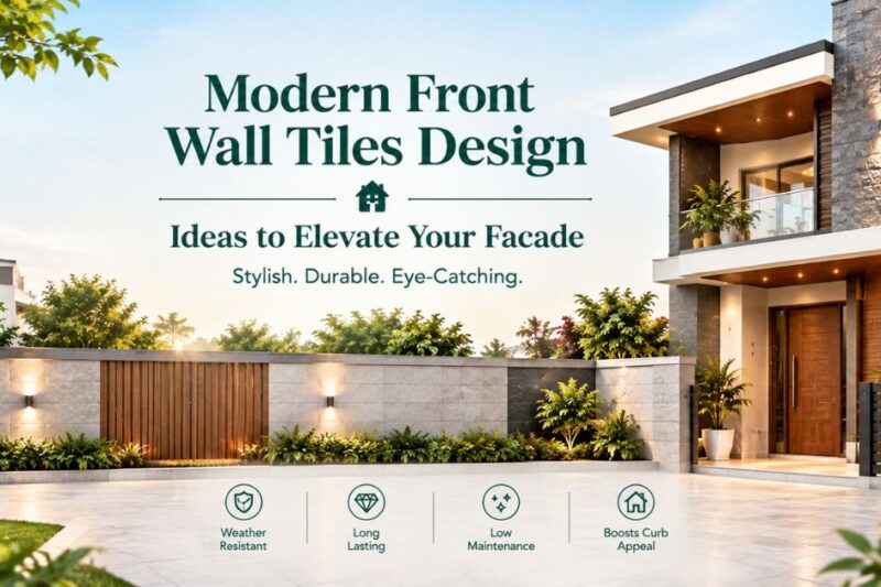 Modern Front Wall Tiles Design