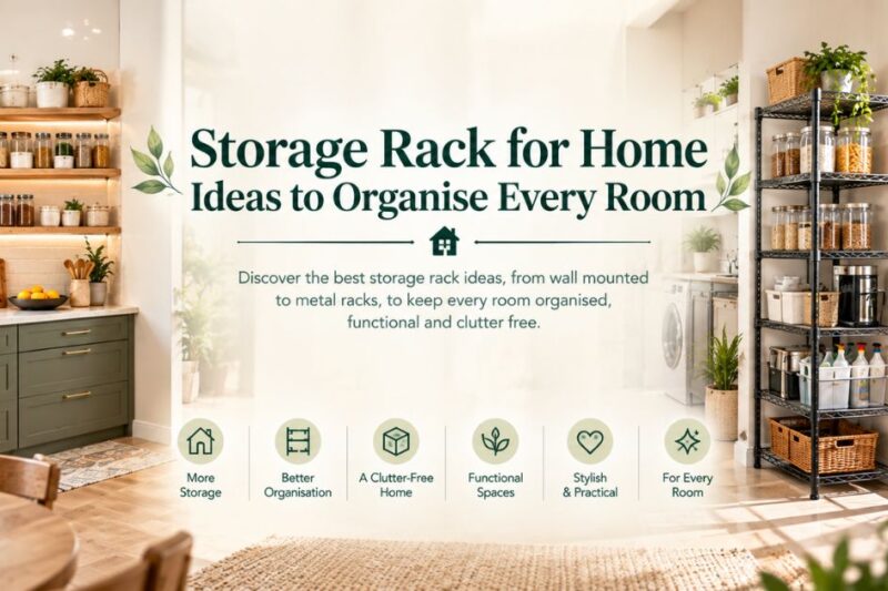 Storage Rack for Home: Ideas to Organise Every Room