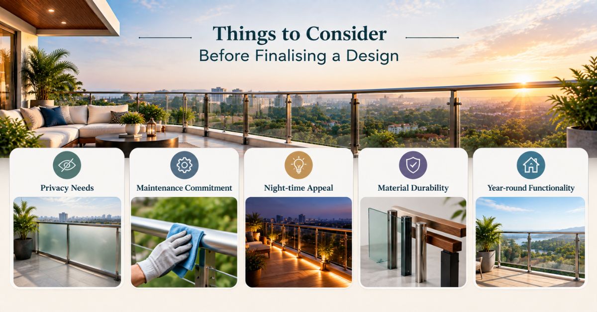 Terrace Railing Designs