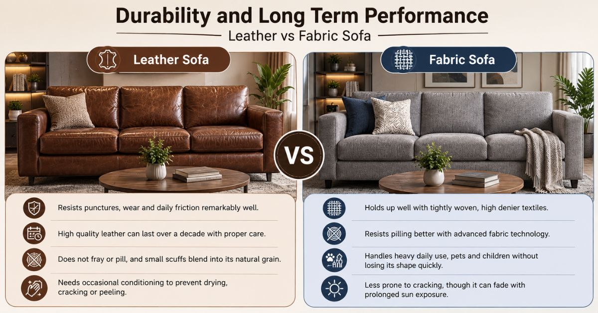 compare leather sofas vs fabric sofas