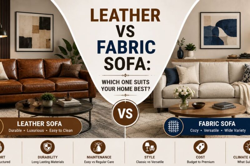 Compare Leather Sofas vs Fabric Sofas: What You Should Know
