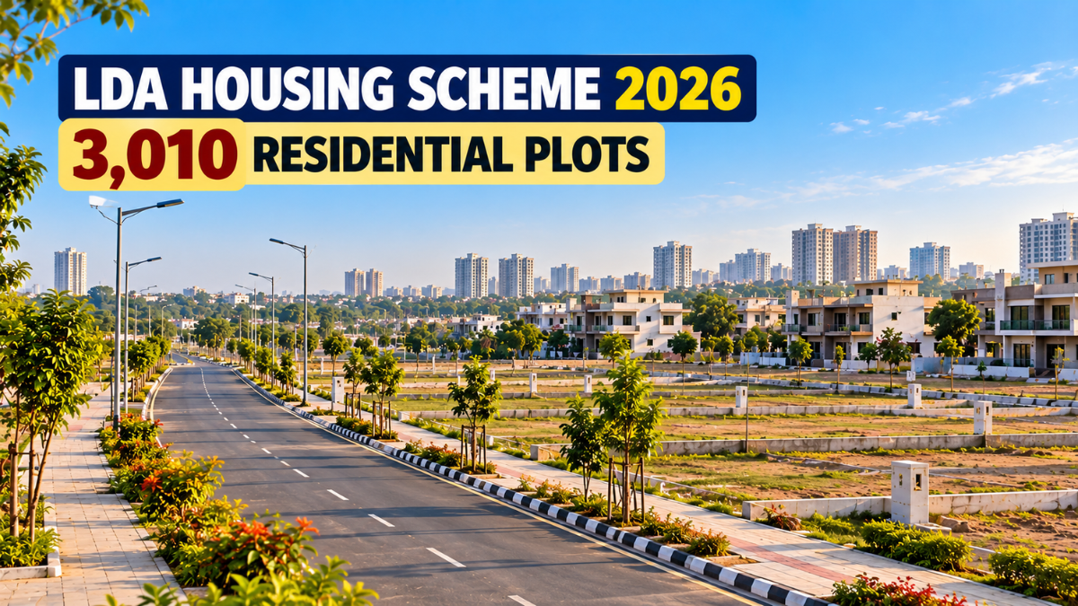 LDA Housing Scheme 2026 offering 3,010 residential plots in Lucknow