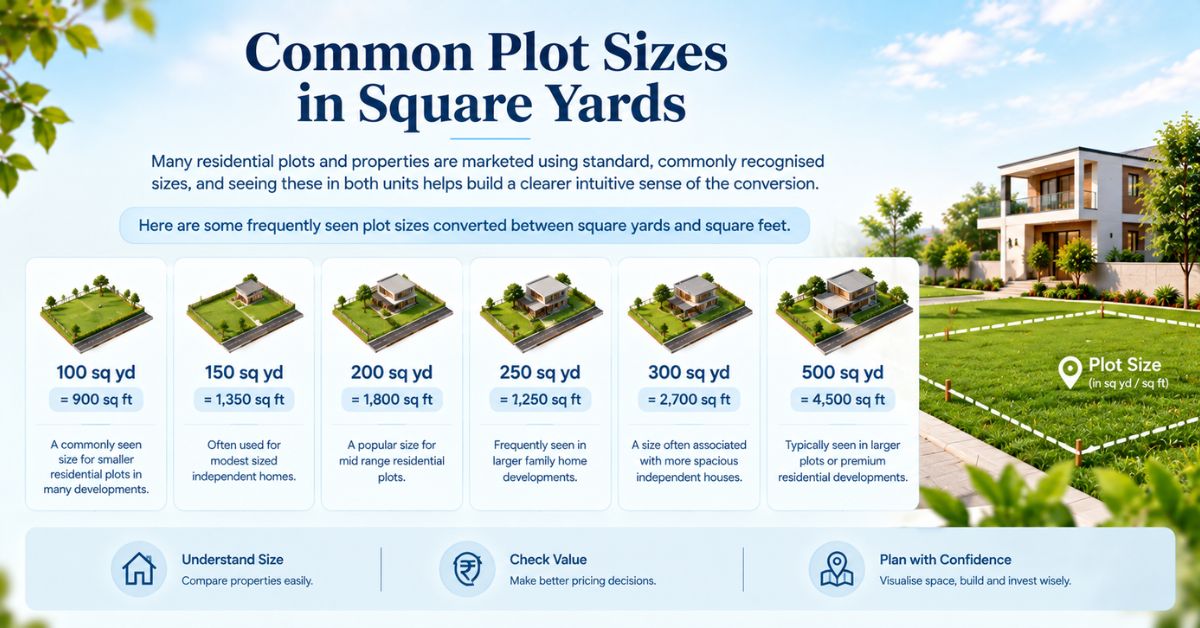 Square Feet to Square Yards
